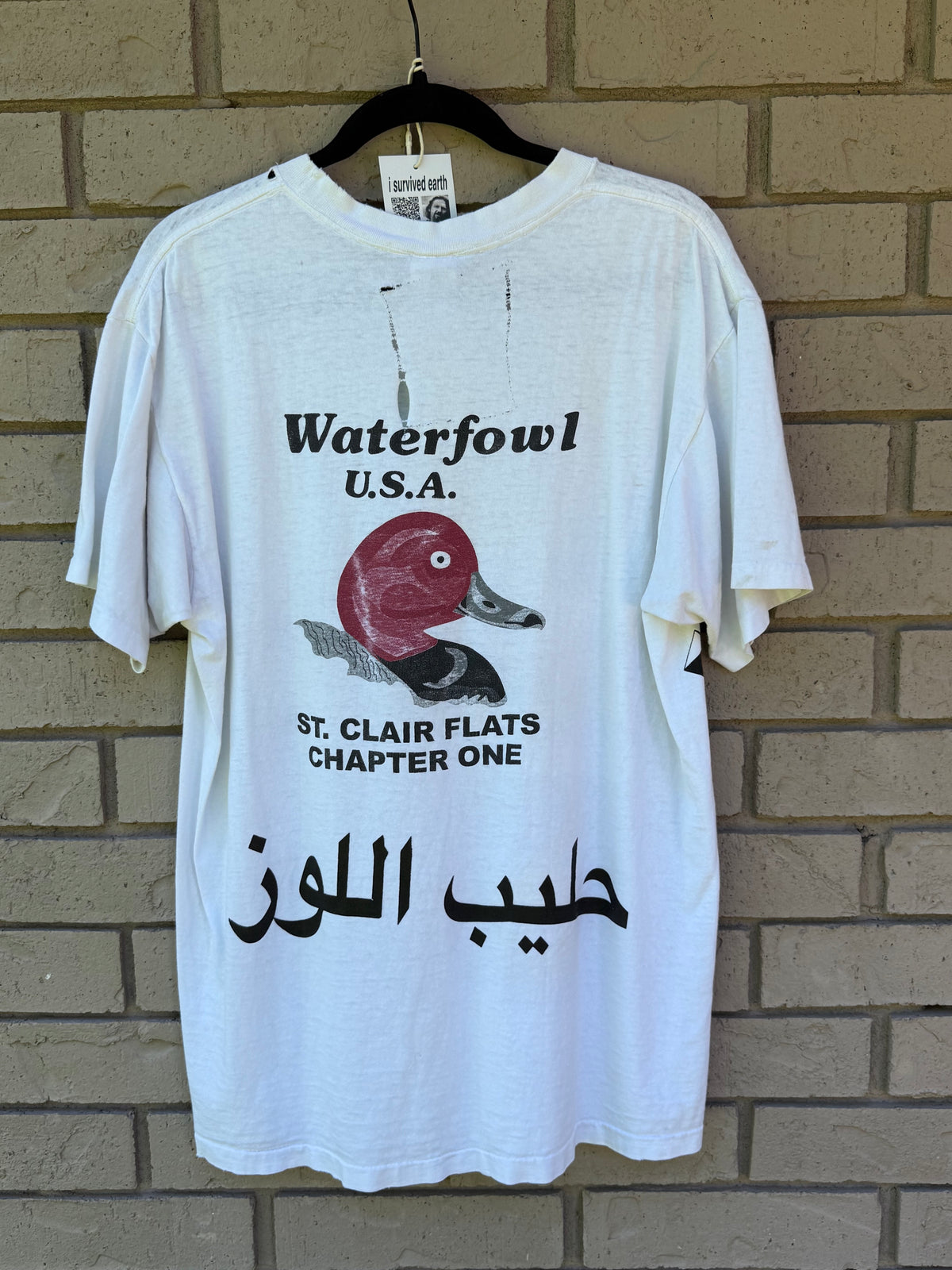 waterfowl thrashed tee